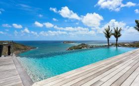 Villa Joy con vistas a la bahía de Marigot en Saint Barth