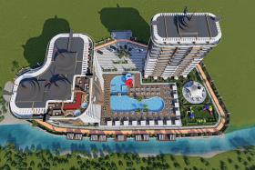 Nuevo apartamento de 1 dormitorio en venta en Hills Mahmutlar