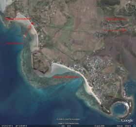 Terreno con casa en playa Ambodrona en venta