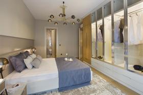 Apartamento 3+1 en piso alto con linda vista en venta en un prestigioso complejo
