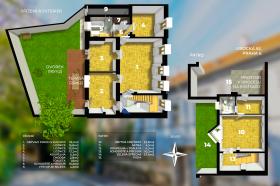 Casa recién reconstruida en estilo original con elementos modernos en Liboc