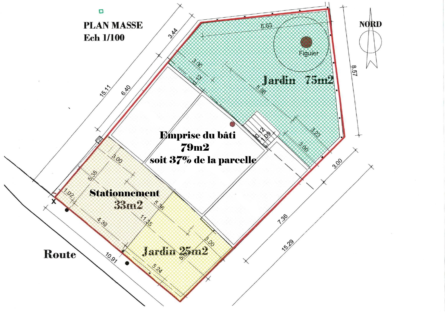 Terreno edificable al pie de un pequeño pueblo de Provenza
