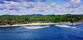 Terreno frente a la playa en la isla de Siargao