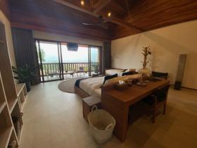 Villa en un entorno extraordinario con vistas al mar.