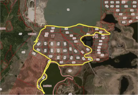2 parcelas de terreno contiguas para inversión cerca del lago Andreyevskoye, 61 ha